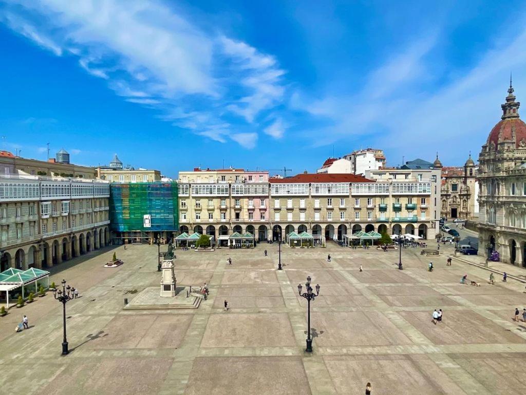 Apartamento Maria Pita Appartement A Coruña Buitenkant foto