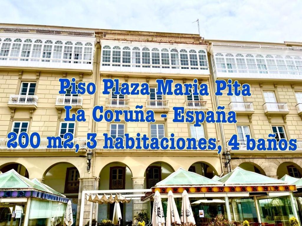 Apartamento Maria Pita Appartement A Coruña Buitenkant foto