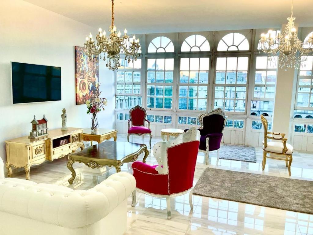 Apartamento Maria Pita Appartement A Coruña Buitenkant foto